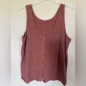 OLD NAVY Button Tank Top